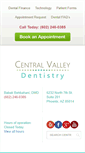 Mobile Screenshot of centralvalleydentistry.com